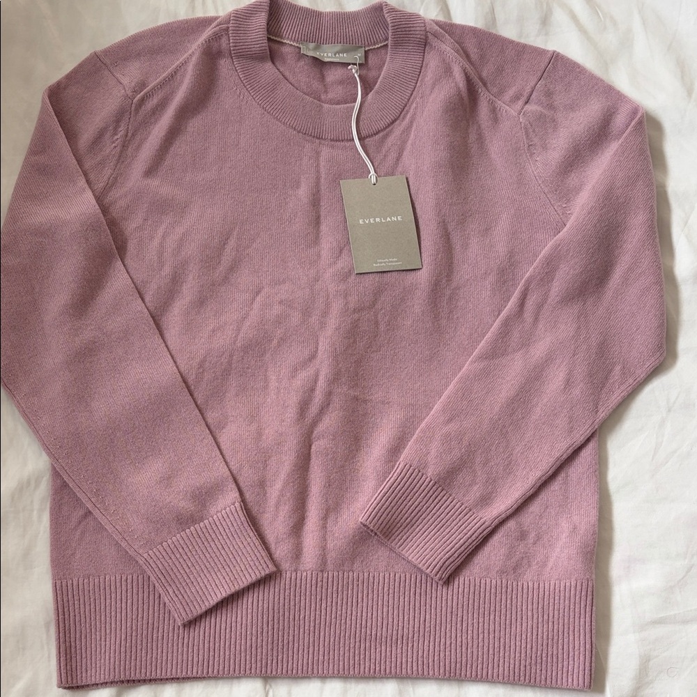 Everlane Dusty Rose Knit Pullover